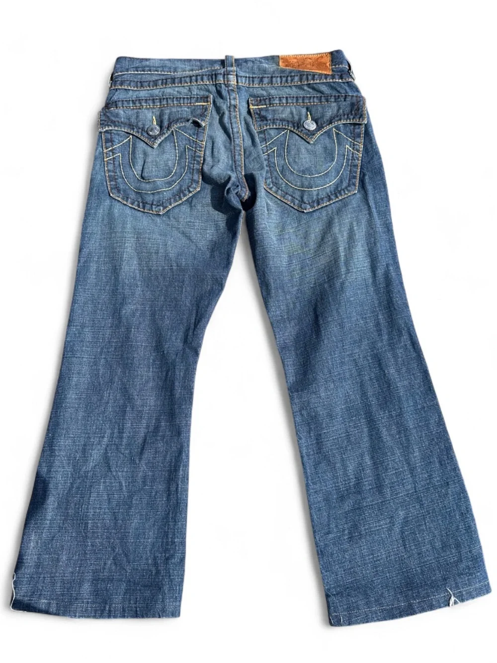 Men's True Religion Washed Bootcut Jeans